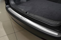 Honda CRV 2012-2016 Rear bumper protector with lip Natanika (stainless steel) photo 1