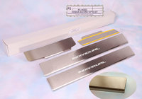 Honda Accord VII 2002-2007 Door Sill Protectors Natanika Standard (4 pcs, Stainless Steel) photo 1