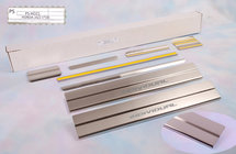Honda FIT/Jazz 2009-2013 Stainless Steel Door Sill Protectors Natanika Standard (8 pcs) photo 1