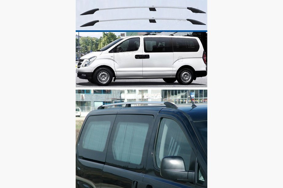 Hyundai H300, H1, Starex 2008-2020 Chrome Roof Rail Image