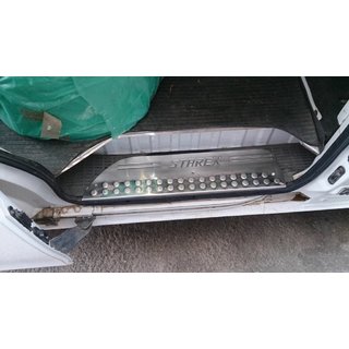Door Sill Protectors OmsaLine (3 pcs, Stainless Steel) Hyundai H200, H1, Starex 1998-2007 photo 3