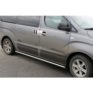 Side Bars BB001 (2 pcs, Stainless Steel) Hyundai H300, H1, Starex 2008-2020 photo 1