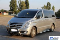 Hyundai H300, H1, Starex 2008-2020 Side Steps King (2 pcs, aluminum) photo 2