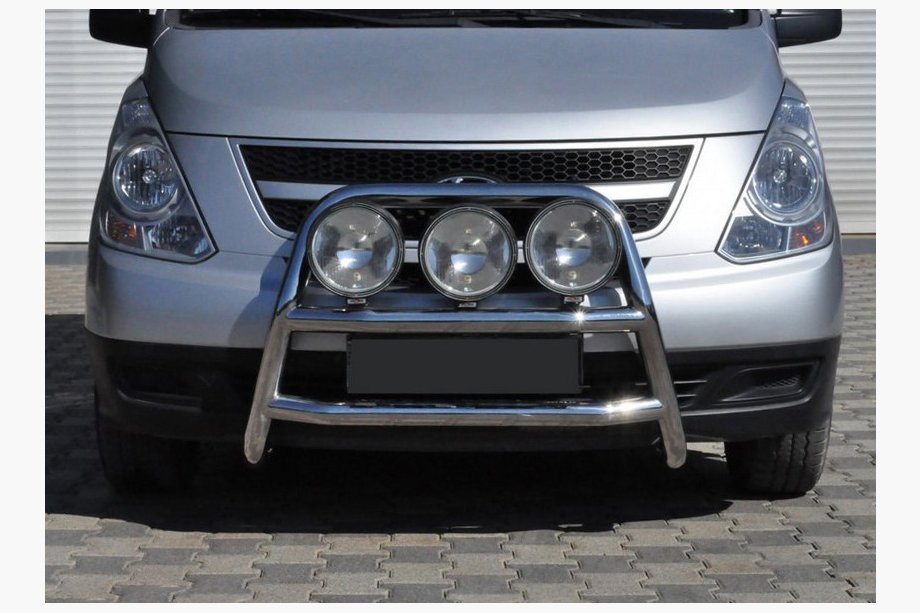 Hyundai H300, H1, Starex 2008-2020 Bull Bar WT018 (Stainless Steel) Image