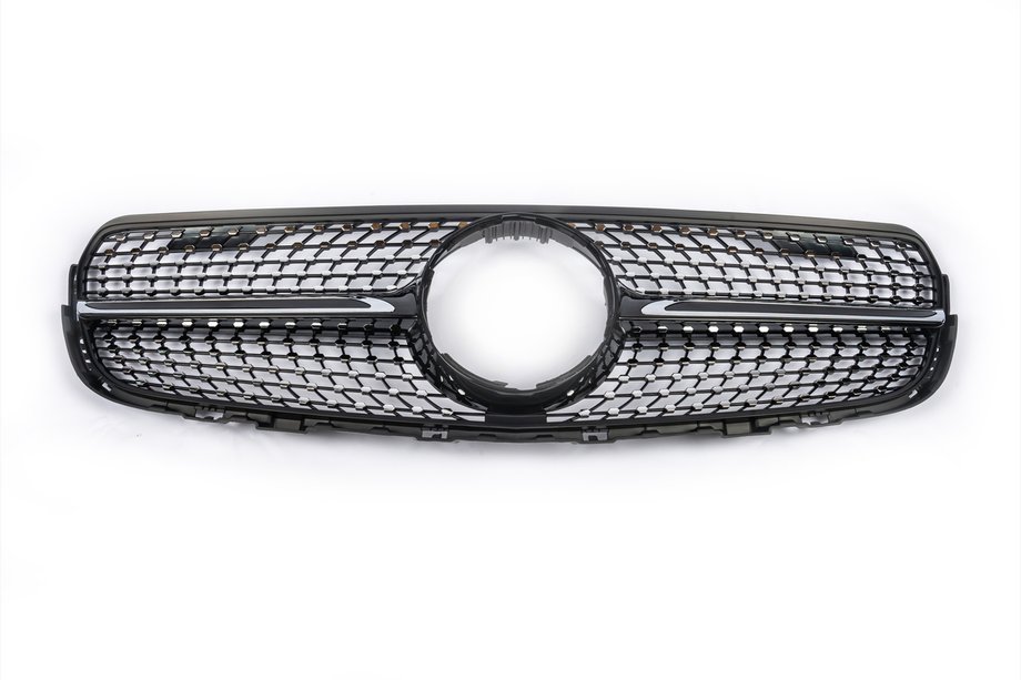 Mercedes GLC X253 2015-2022 Front Grille Diamond Black (2015-2019) Photo 2