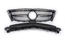 Mercedes CLS C218 2011-2018 Front Grille 2011-2014 (Diamond Silver) photo 2