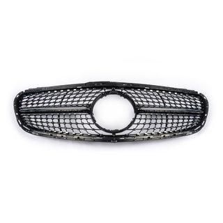 Front Grille Diamond Black (for Avantgarde and AMG-Line, 2013-2016) Mercedes E-сlass W212 2009-2016 photo 2