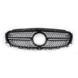 Front Grille Diamond Black (for Avantgarde/AMG-Line/E43 AMG/E53 AMG 2016-2020) Mercedes E-сlass W213 2016-2023 photo 2