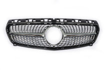 Mercedes A-class W176 2012-2018 Front Grille Diamond Silver (2012-2015) photo 2