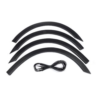 Fender Flares (4 pcs, Black Metal)