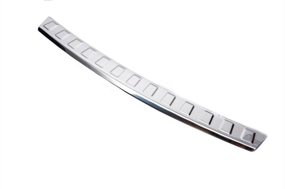 Audi A7 2010-2018 Rear Bumper Protector Carmos Stainless Steel Image