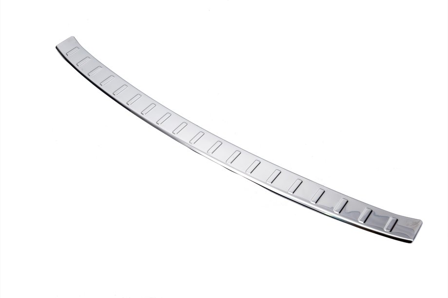 Audi A4 B8 2007-2015 Rear Bumper Protector Carmos V1 (Avant, Stainless Steel) Image