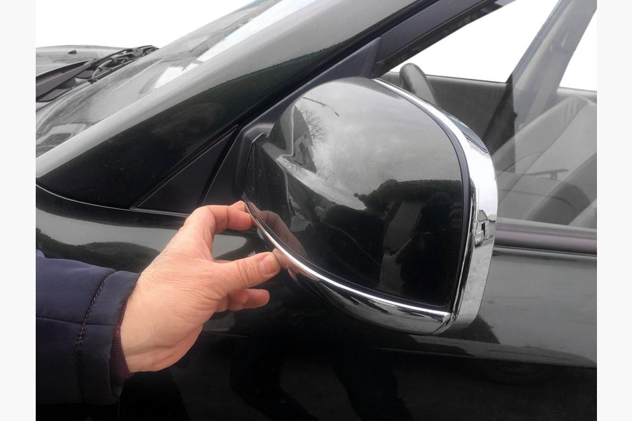 Hyundai Tucson JM 2004- SALE !!! Mirror Covers ↗ Upper Part (Plastic) Image