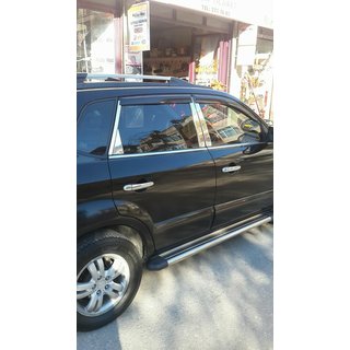 Stainless Steel Pillar Covers Hyundai Tucson JM 2004- photo 2