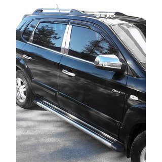 Stainless Steel Pillar Covers Hyundai Tucson JM 2004- photo 1