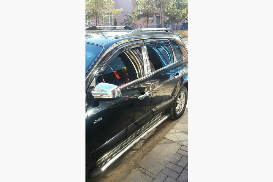 Hyundai Tucson JM 2004- Stainless Steel Pillar Covers Photo 4