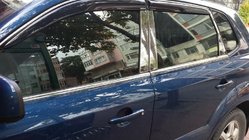 Hyundai Tucson JM 2004- Window Trim Stainless Steel (4 pcs) photo 3