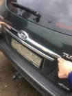 Hyundai Tucson JM 2004- License plate trim (plastic) photo 5