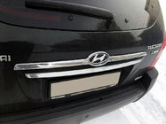 Hyundai Tucson JM 2004- License plate trim (plastic) photo 1