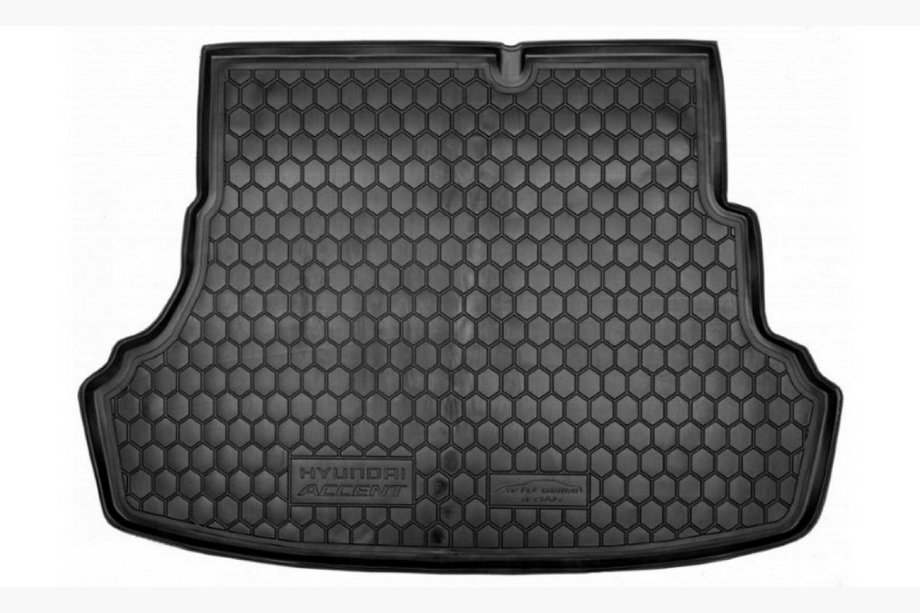 Hyundai Accent 2006-2010 Trunk Mat SD (Autogumm, Rubber) Image