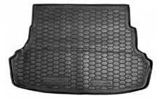Hyundai Accent 2011-2017 Trunk mat without seat back cover, short (Autogumm, rubber) photo 1