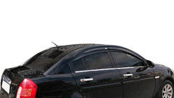 Hyundai Accent 2006-2010 Window Deflectors (4 pcs, Perflex Sport) photo 1