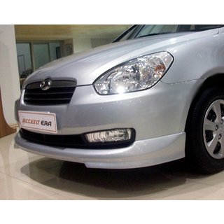 Front lower lip spoiler (primed) Hyundai Accent 2006-2010 photo 1