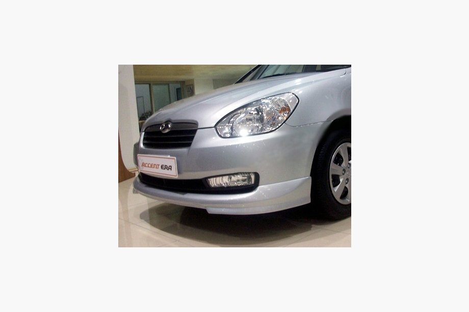 Hyundai Accent 2006-2010 Front lower lip spoiler (primed) Image