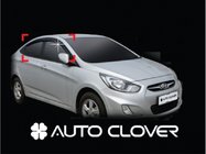 Hyundai Accent 2006-2010 Window Deflectors (4 pcs, Clover, Korea) photo 1