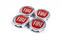 Fiat Marea 1996-2007 Center caps for original wheels 49/42.5 mm V-2 (4 pcs) photo 1
