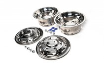 Mercedes Sprinter W906 2006–2018 Stainless Steel Wheel Covers Exclusive V1 (2-piece, 4 pcs) 2013-2018 photo 1