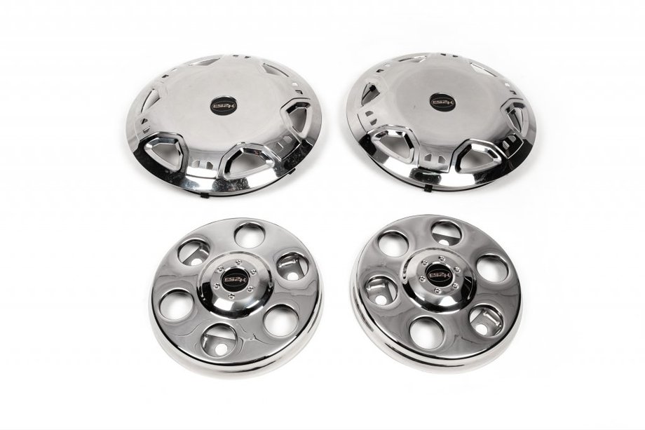 Mercedes Sprinter W901/902/903/904/905 1995–2006 Stainless Steel Wheel Covers OEM R15 (2-ring design) Image