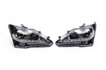 Lexus IS 2005-2013 Front Headlights OEM V1 Black (2 pcs) photo 1