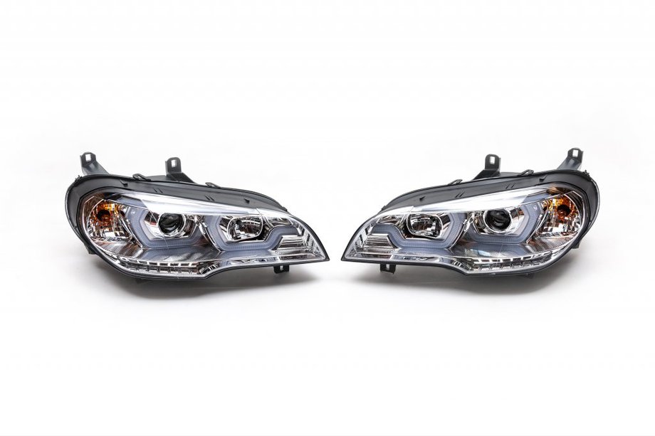 BMW X5 E70 2007-2013 Front headlights (2 pcs, clear) Image