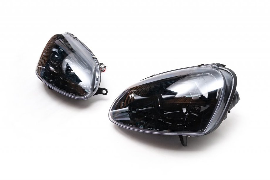 Volkswagen Golf 5 2003-2009 Front headlights with LED lights Black (2 pcs) Image