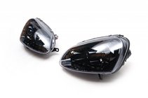 Volkswagen Golf 5 2003-2009 Front headlights with LED lights Black (2 pcs) photo 1