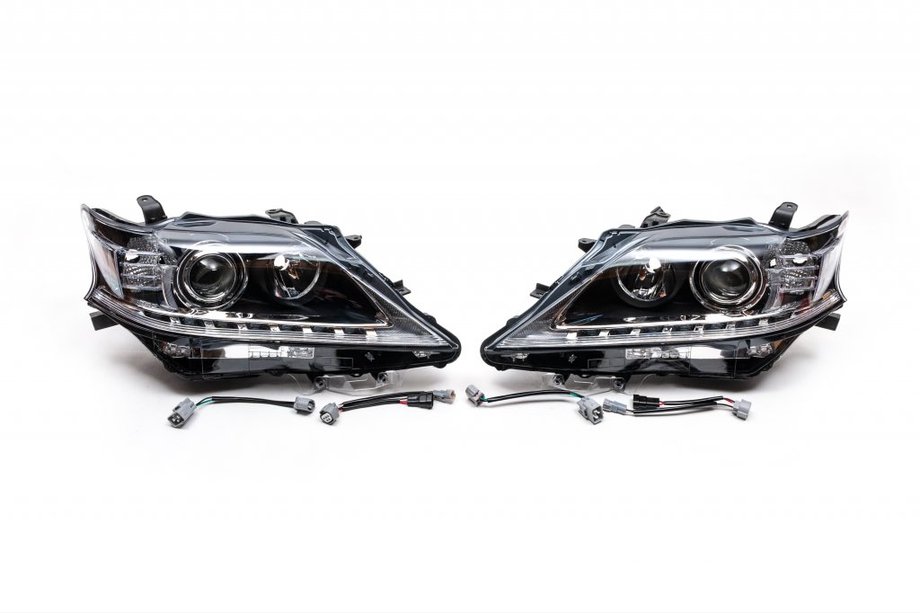 Lexus RX 2009-2015 Front Headlights Set (2 pcs, Facelift) Image