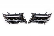 Toyota Land Cruiser Prado 150 2009-2023 Front Headlights Lexus-Design-3-LED V1 (2017+, Set of 2) photo 1
