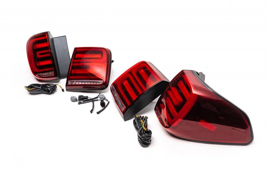 Nissan Patrol Y62 2010-2024 LED Tail Lights (RED-Sequential) Photo 1