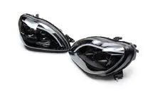 Mercedes S-сlass W220 1998-2005 Front headlights with LED daytime running lights (2 pcs) photo 1