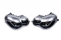 Mercedes C-class W203 2000-2007 Front headlights with LED daytime running lights (2 pcs) Dark photo 9