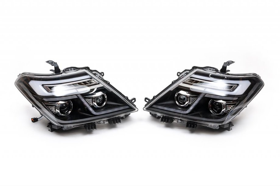 Nissan Patrol Y62 2010-2024 Front Headlights 2010-2020 (2 Lenses) Image