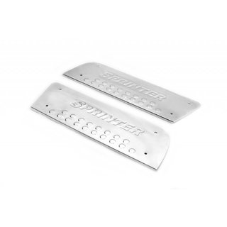 Interior door sill plates OmsaLine (stainless steel) Mercedes Sprinter W906 2006–2018 photo 1