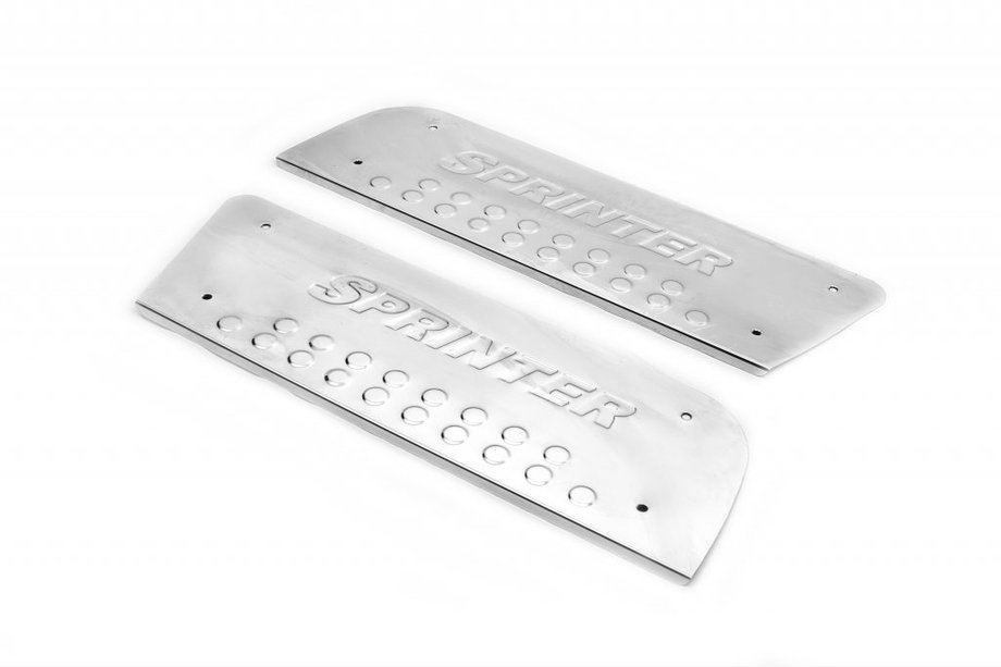 Mercedes Sprinter W906 2006–2018 Interior door sill plates OmsaLine (stainless steel) Image