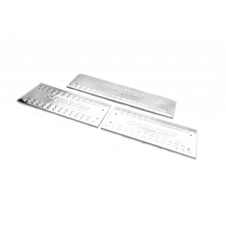Interior door sill plates OmsaLine (3 pcs, stainless steel) Mercedes Sprinter W901/902/903/904/905 1995–2006 photo 1