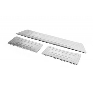 OmsaLine Stainless Steel Matte Door Sill Protectors photo 1