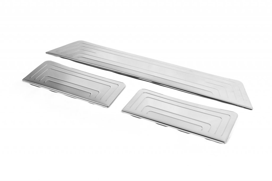 Volkswagen T6 2015-2024 OmsaLine Stainless Steel Gloss Door Sill Protectors Image