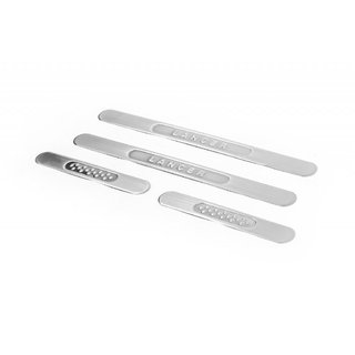 Door Sill Covers (Slim Model, 4 pcs, Stainless Steel) photo 1