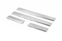 Kia Picanto 2011-2016 Door Sill Protectors OmsaLine (4 pcs, Stainless Steel) photo 1