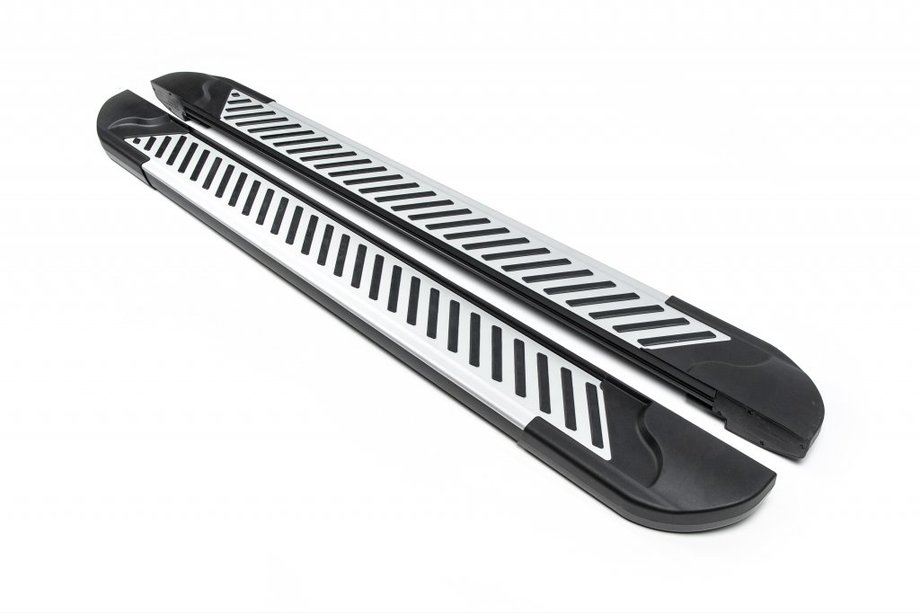 Renault Captur 2013-2019 Side Steps Line (2 pcs, Aluminum) Image